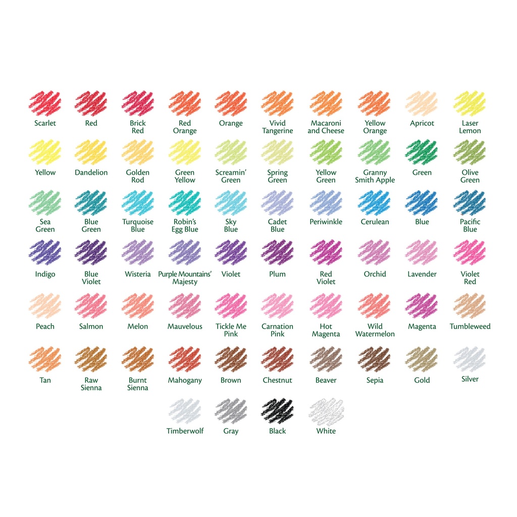Short Colored Pencils 64 Count with Sharpener