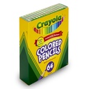 Short Colored Pencils 64 Count with Sharpener