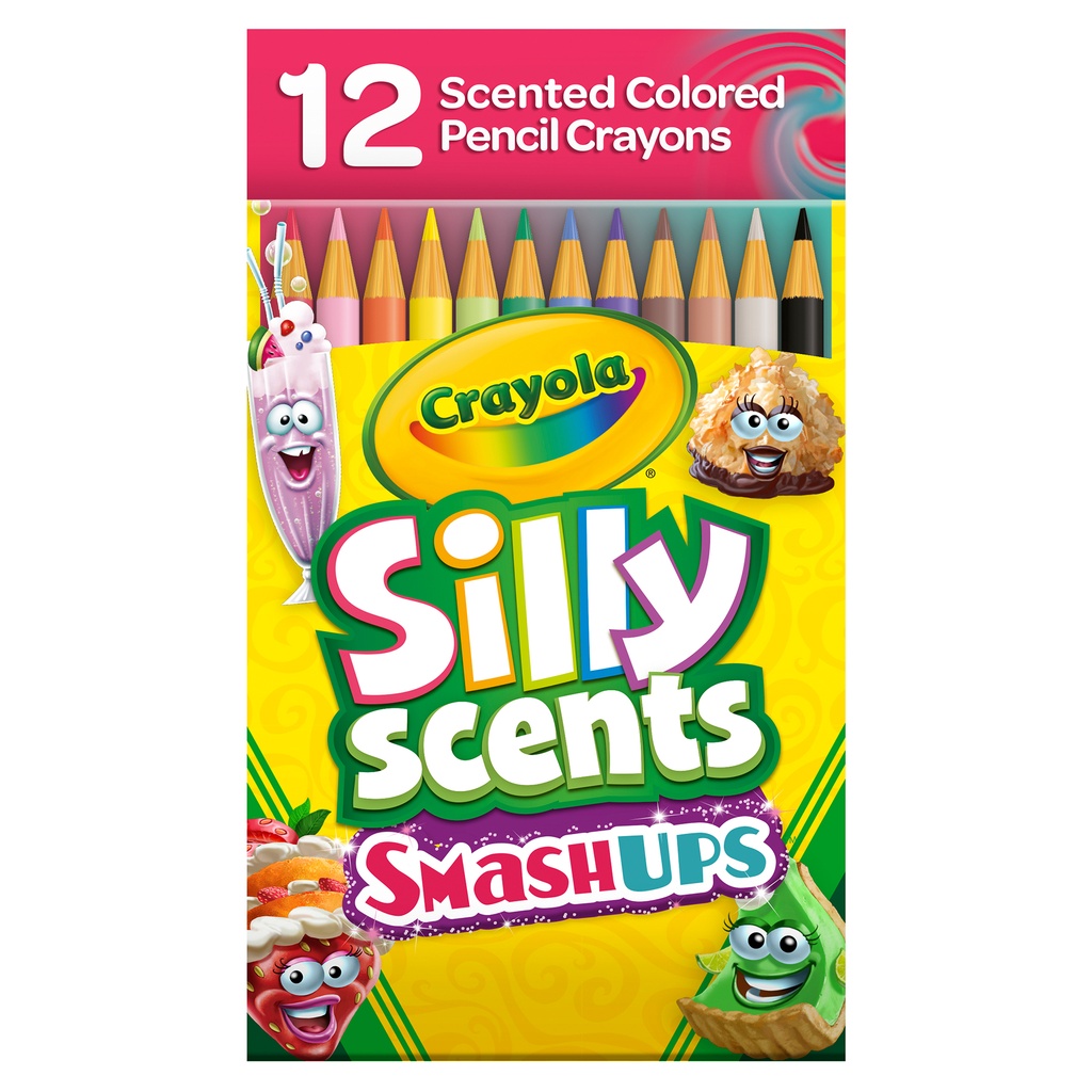 Silly Scents Smash Ups Colored Pencils 12 Count