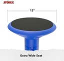 Storex Wiggle Stool Blue Wide Seat