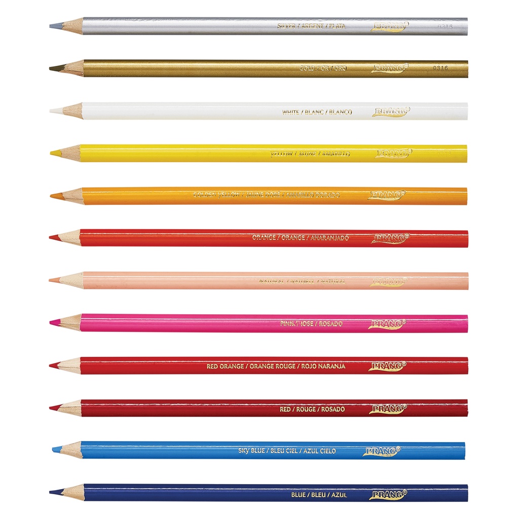 Thick Core 3.3 mm Colored Pencils 3 Packs of 24 Colors