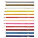 Thick Core 3.3 mm Colored Pencils 3 Packs of 24 Colors
