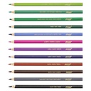 Thick Core 3.3 mm Colored Pencils 3 Packs of 24 Colors