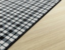 Watercolor Gingham Black 4' X 6' Rectangle