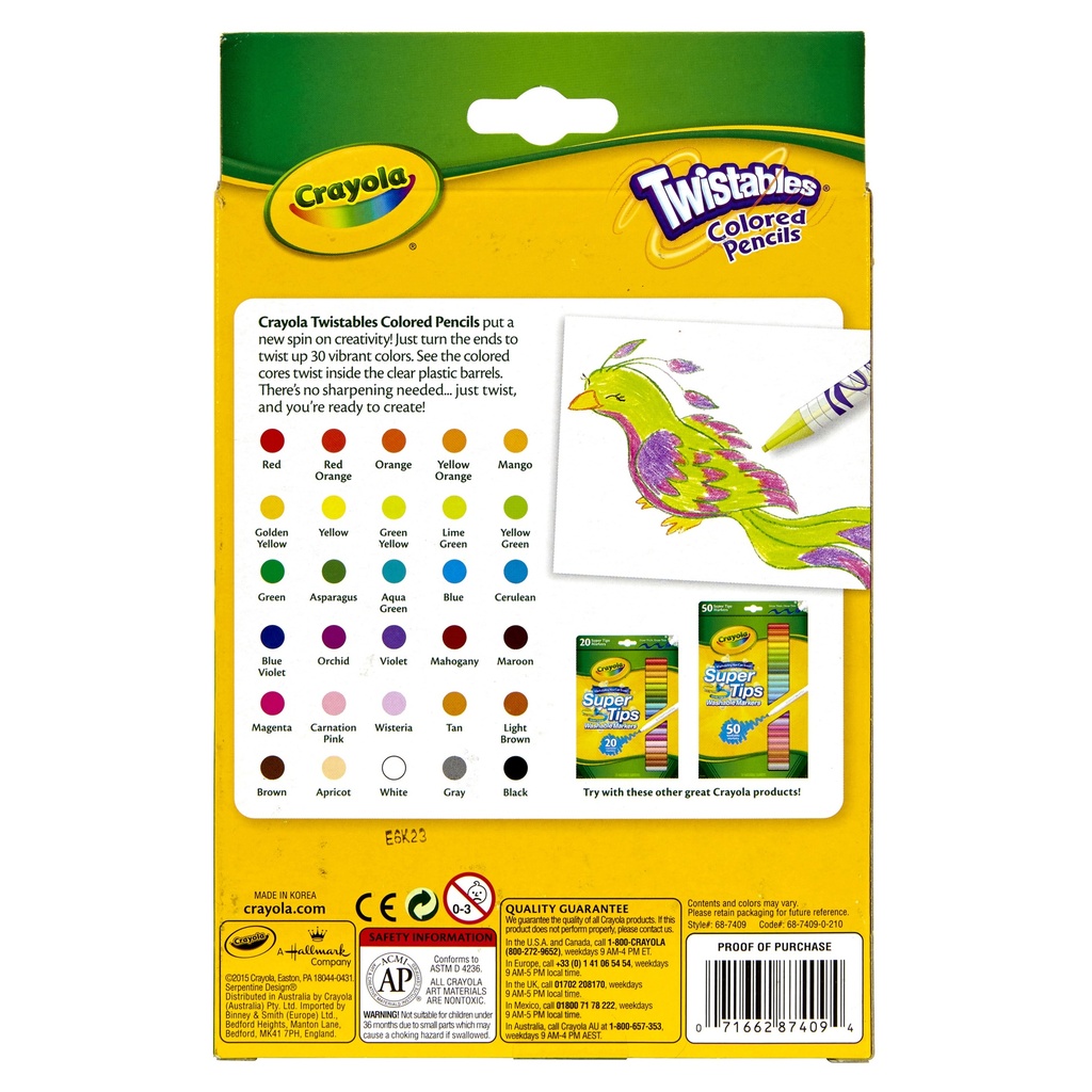 Twistables® Colored Pencils 30 Count