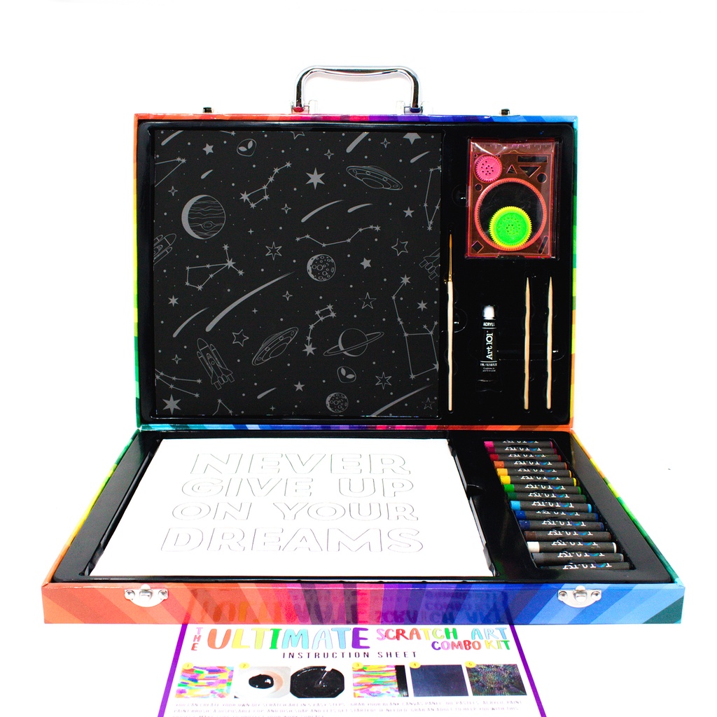 Ultimate Scratch Art Combo Kit 41 Pieces