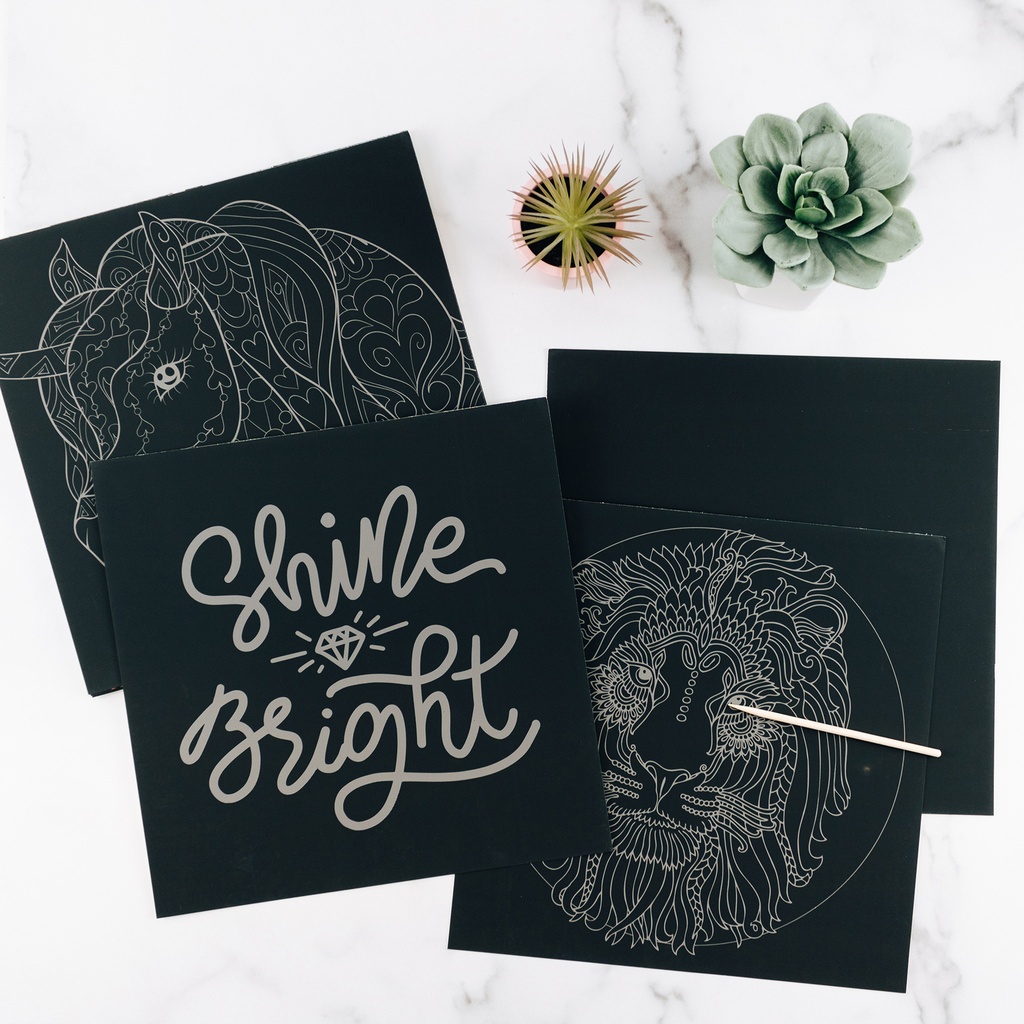 Ultimate Scratch Art Combo Kit 41 Pieces