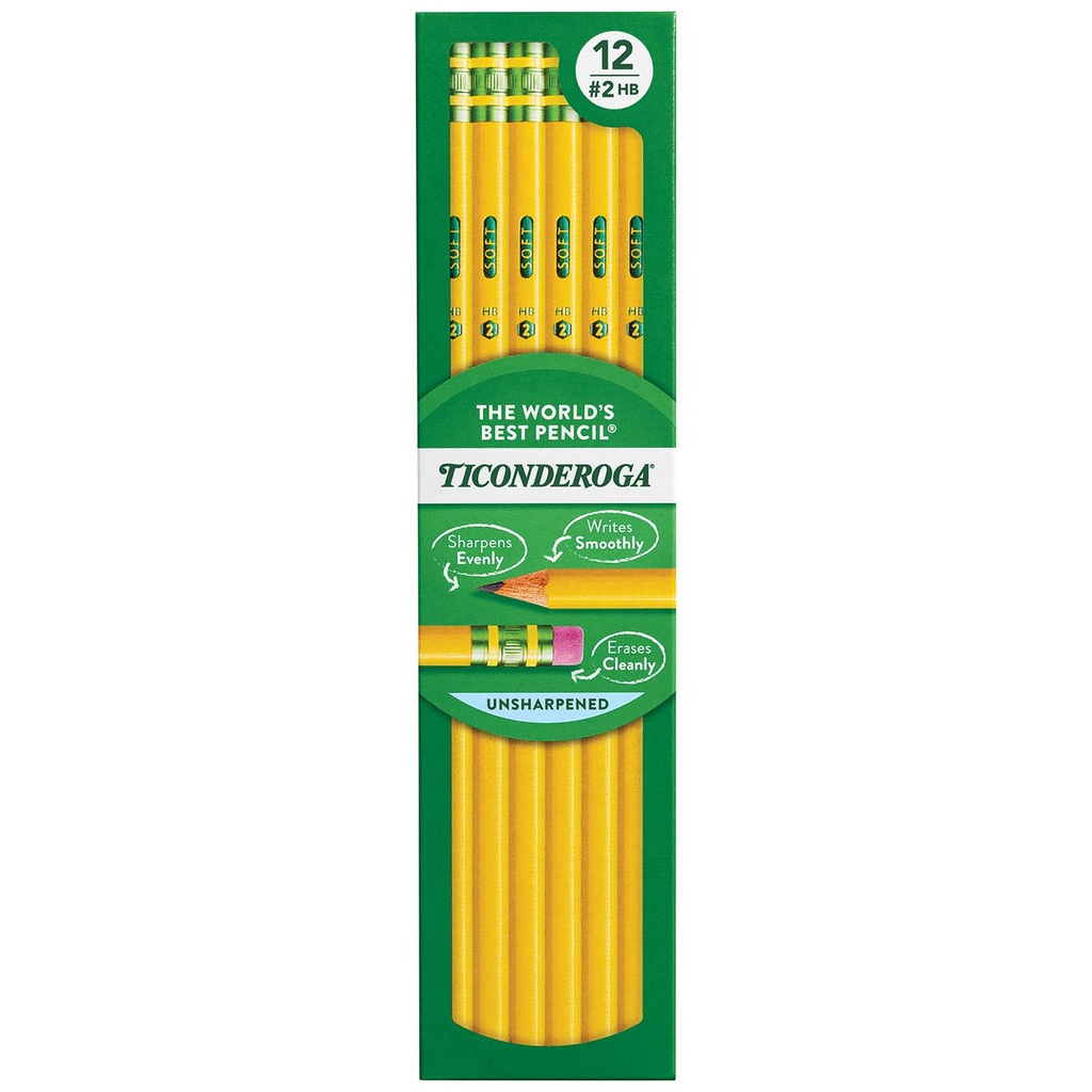 Unsharpened No. 2 Pencils 72ct