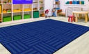 Hashtag Tone On Tone Blue (Seats 30) 7'6x12 Rectangle