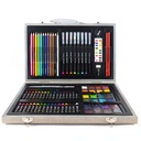 Watercolor, Draw & Sketch Wood Art Set 88 Pieces
