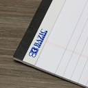 White 8.5" x 11.75" Perforated Writing Pads Pack of 12