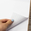 White 8.5" x 11.75" Perforated Writing Pads Pack of 12