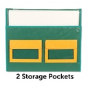 Write-On/Wipe-off Magnetic Demonstration Double-Sided Tabletop Pocket Chart