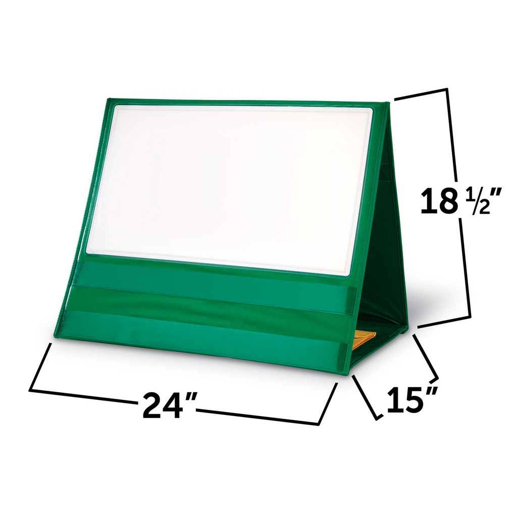 Write-On/Wipe-off Magnetic Demonstration Double-Sided Tabletop Pocket Chart