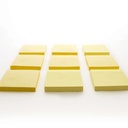 Yellow 3" x 3" Stick On Notes Pack of 12