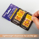 Yellow Color Printed Sign Here Flags with Dispenser 25 ct 2 Pack