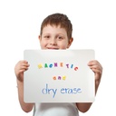 9" x 12" Magnetic Dry Erase Boards with Colored Pens & Erasers Set of 12