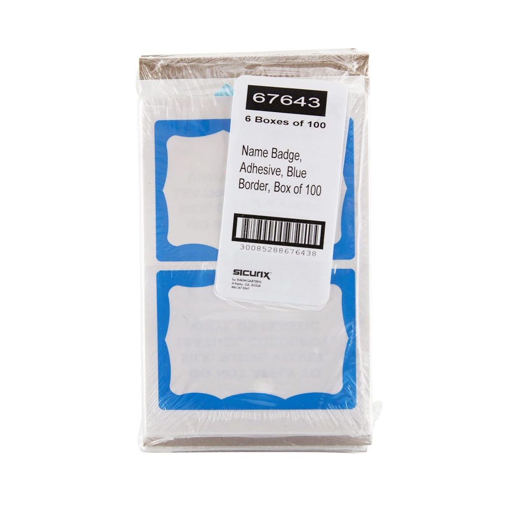Adhesive Badges Pack of 100