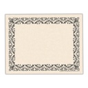 Art Deco Set with Border Paper, Plain Folders, Gold Seals
