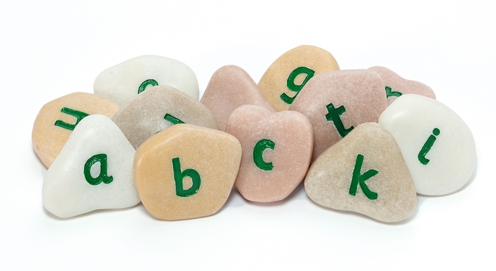 26ct Lowercase Alphabet Pebbles