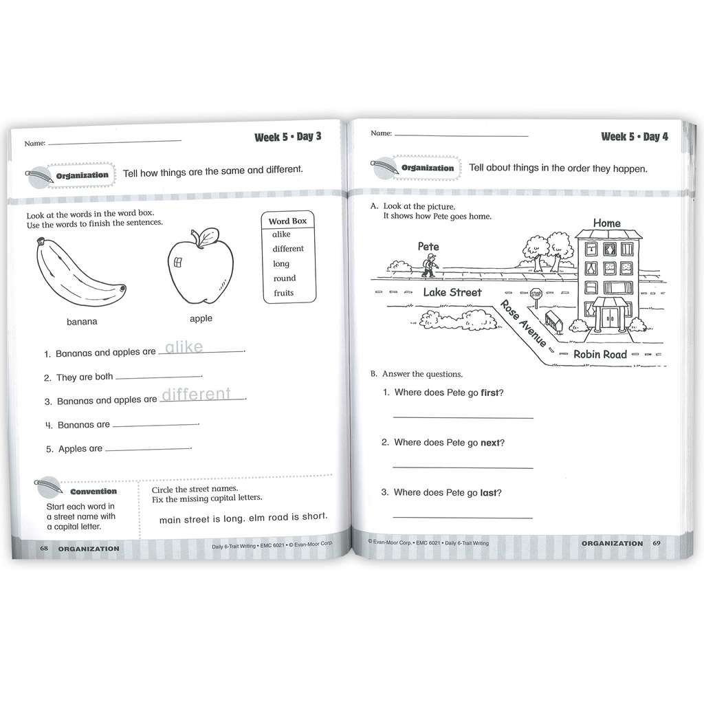 Daily 6-Trait Writing Book