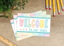 Pastel Pop Welcome Postcards, Pack of 30