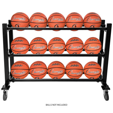 Deluxe Heavy-Duty Basketball Cart