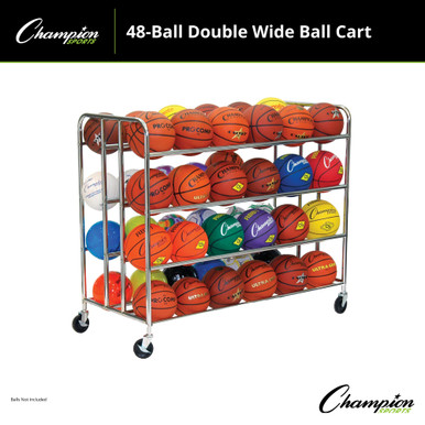48 Ball Double Wide Ball Cart