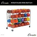 48 Ball Double Wide Ball Cart