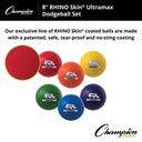 8" Rhino Skin Ultramax Ball Set