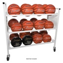 24 Ball Double Wide Ball Cart 