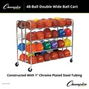48 Ball Double Wide Ball Cart