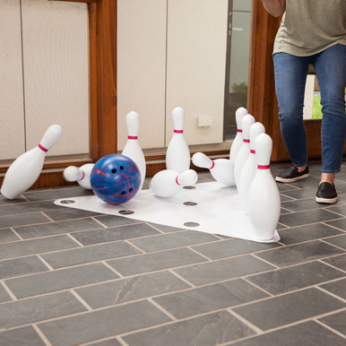 Plastic Bowling Ball & Pin Set