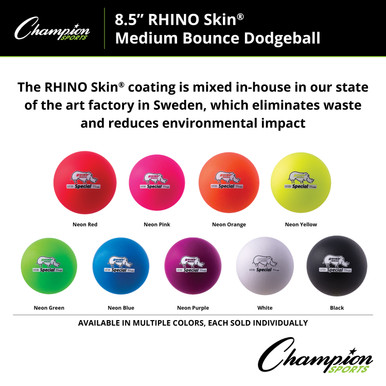 8.5" Rhino Skin Medium Bounce Special Ball Set