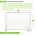 Easy Fold Soccer Goal 8' x 6'