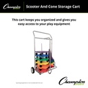 Scooter & Cone Storage Cart