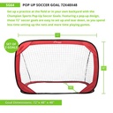 Pop Up Soccer Goal 6' x 4'