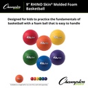 9" Rhino Skin High Bounce Basketball Set