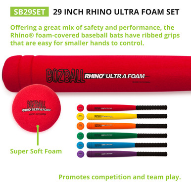 Rhino Ultra Foam Bat and Ball