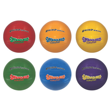 Rhino Skin® Super Squeeze Volleyball Set