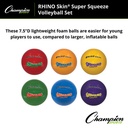 Rhino Skin® Super Squeeze Volleyball Set