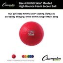 Rhino Skin High Bounce Size 4 Soccer Ball Set
