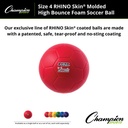 Rhino Skin High Bounce Size 4 Soccer Ball Set