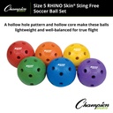 Rhino Skin Sting Free Size 5 Soccer Ball Set