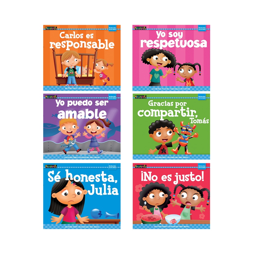 Spanish MySELF Readers: I Get Along with Others Set of 6