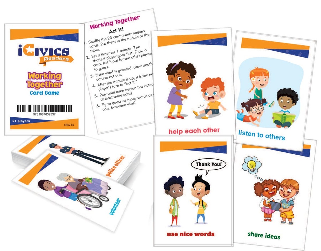 iCivics Grade K 10 Book Set + Game Cards