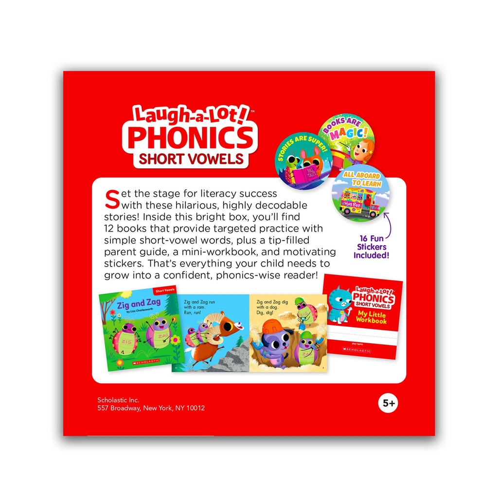 Laugh-A-Lot Phonics: Short Vowels Parent Pack_3