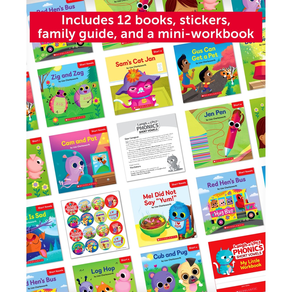Laugh-A-Lot Phonics: Short Vowels Parent Pack_8