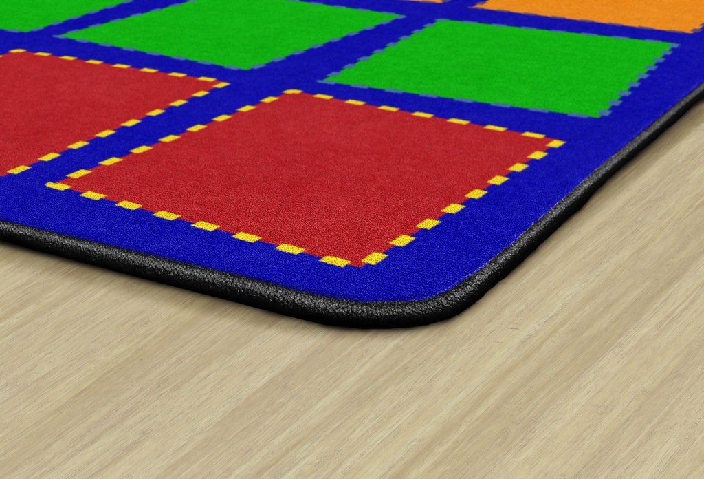 7ft 6in x 12ft Quilted Seating Rug Primary