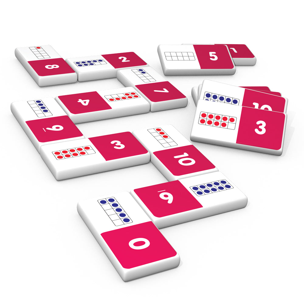 Ten Frame Match and Learn Dominoes